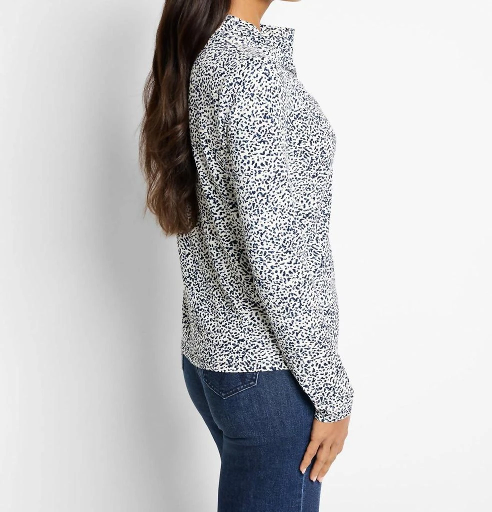 NIC+ZOE Nic + Zoe - Animal Instinct Drape Neck Top 2