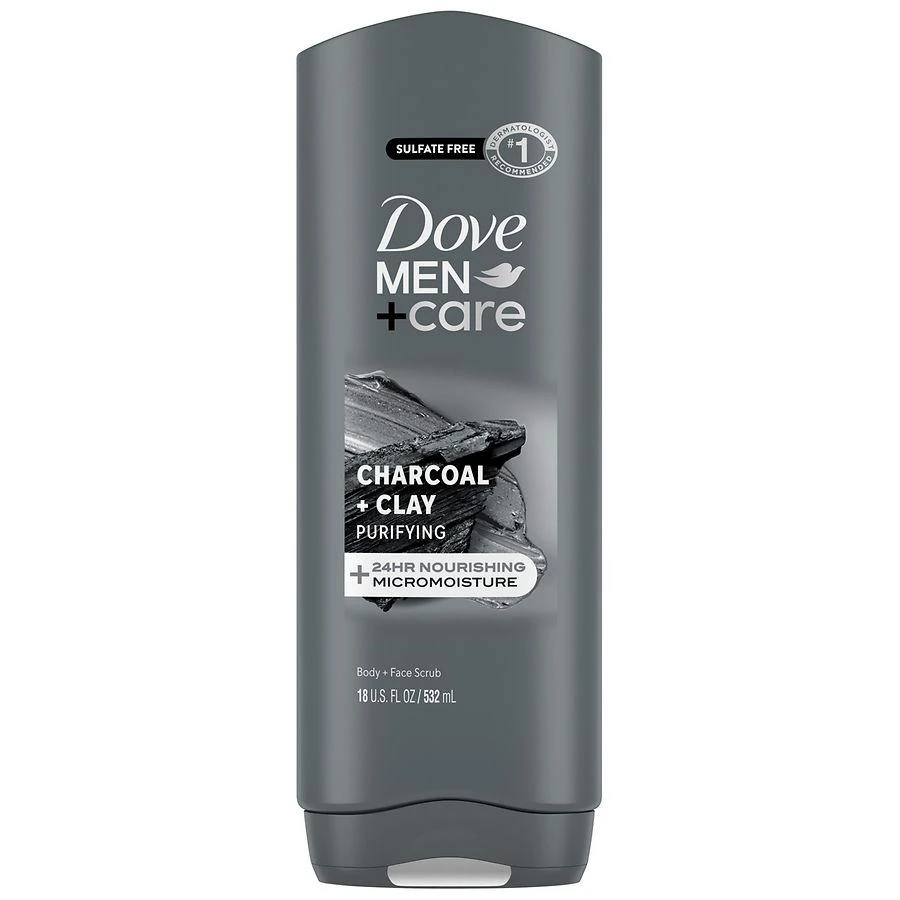 Dove Body and Face Wash Purifying Charcoal + Clay Charcoal + Clay 1