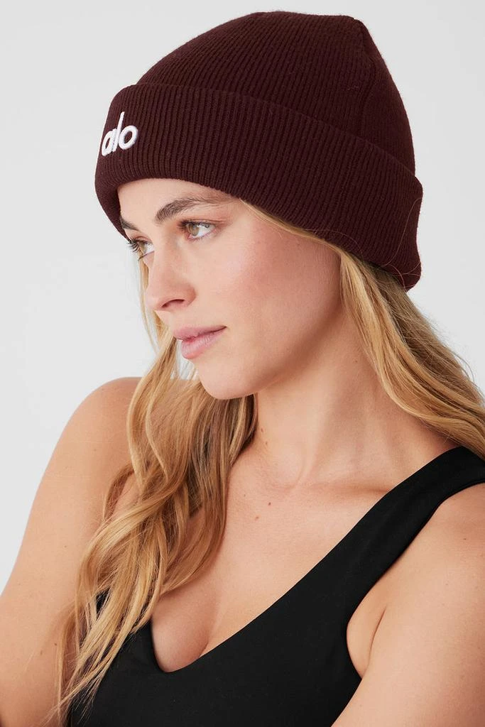 ALO Yoga women Cherry Knit Pom-Pom Hat Youth Cherries Pom Pom Beanie | Hobby Lobby | 6357453 main image 3