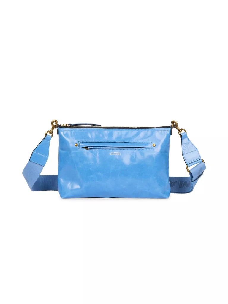 Isabel Marant Nessah Patent Leather Shoulder Bag 1