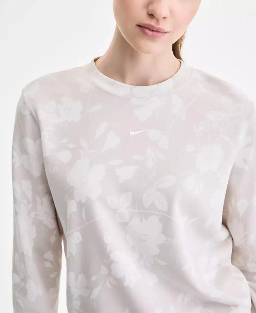 NIKE Women's Classic Printed Crewneck Sweatshirt 3