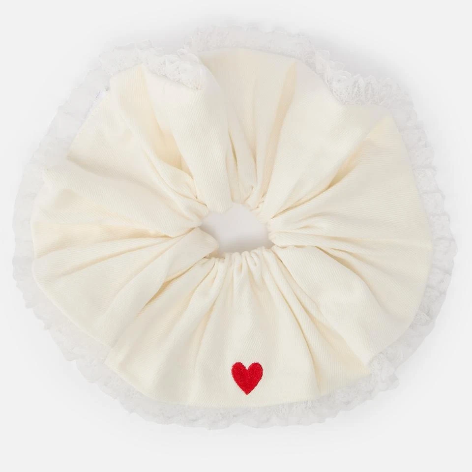 Sister Jane Sister Jane Lucky Cotton-Blend Twill Scrunchie 1