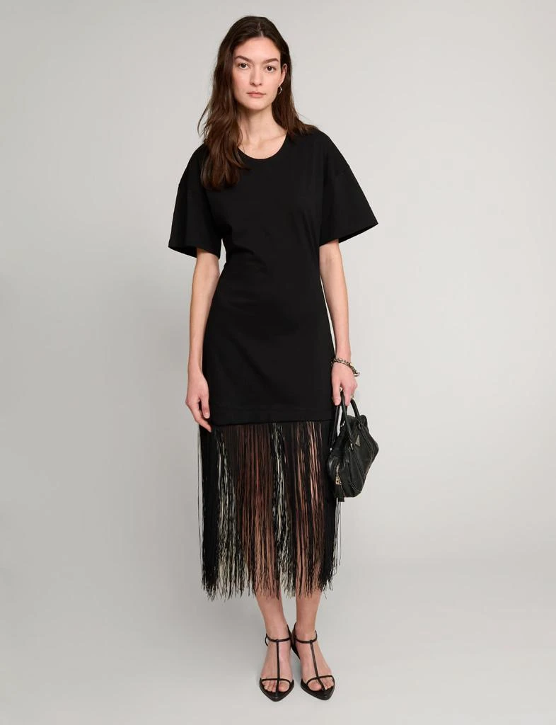 Pixie Market Fringe Cotton Tee Dress 1