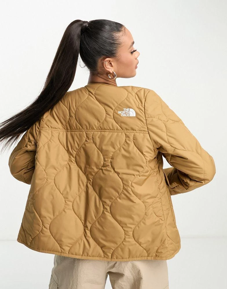 The North Face The North Face Ampato quilted liner jacket in brown Exclusive at ASOS 2