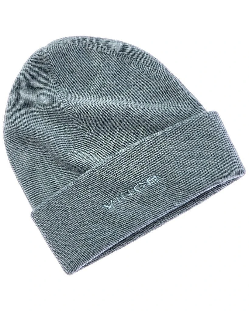 Shop Fine Rib Double Layer Cuff Wool & Cashmere-Blend Hat on  display picture 1