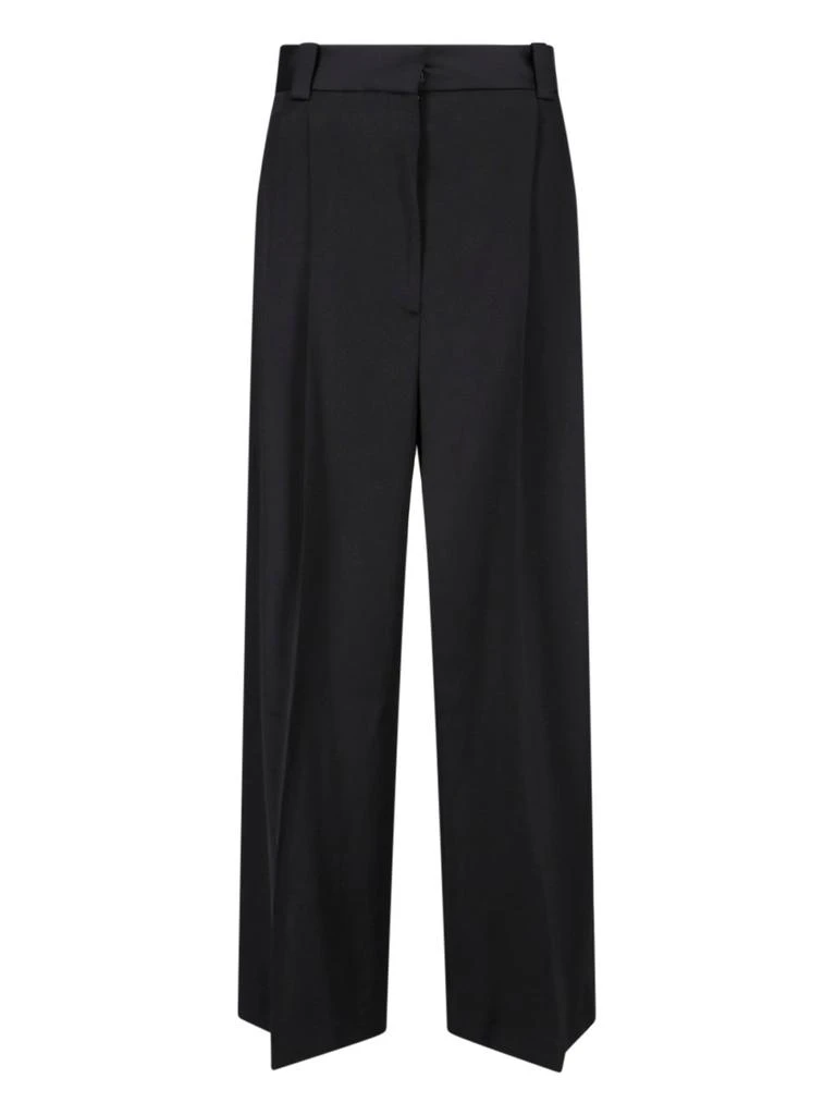 Khaite Khaite Simone Wide-Leg Tailored Trousers 1