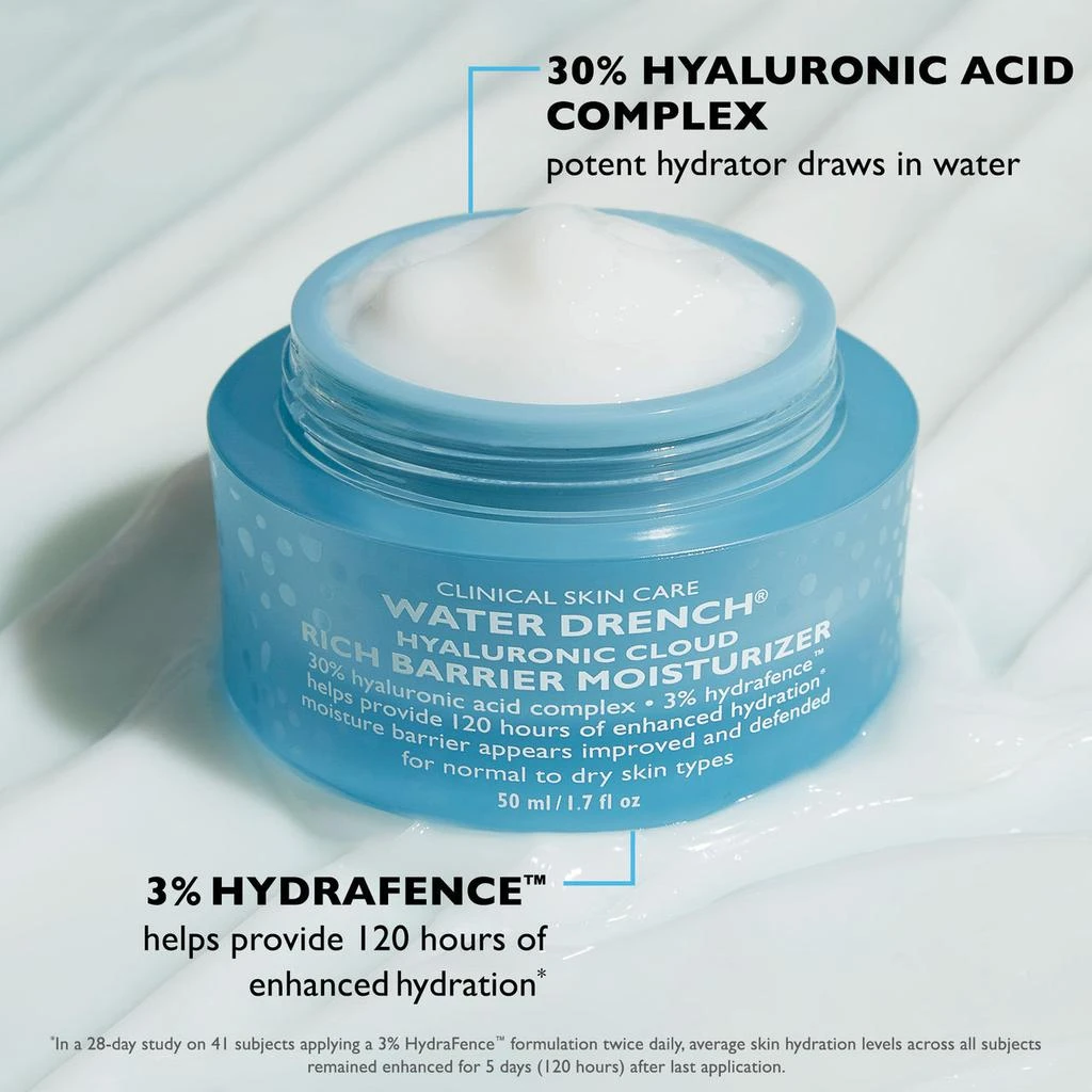 Peter Thomas Roth Water Drench Hyaluronic Cloud Rich Barrier Moisturizer|50 ml / 1.7 fl oz 3