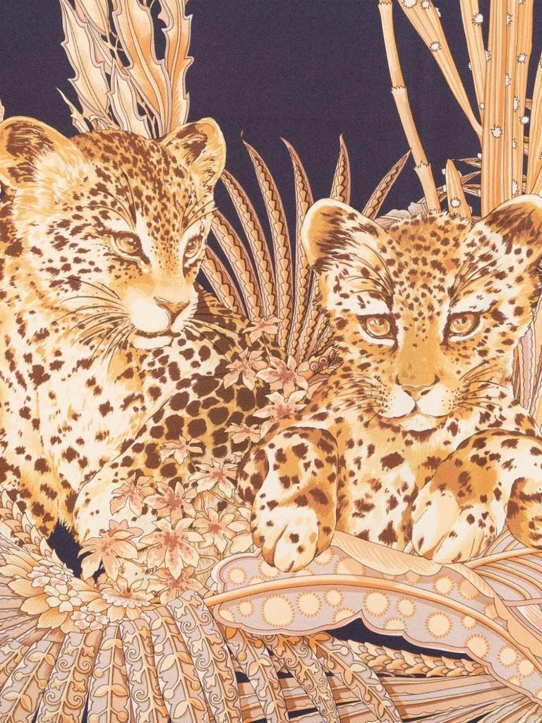 Salvatore Ferragamo LEOPARD PRINT SILK SCARF 2