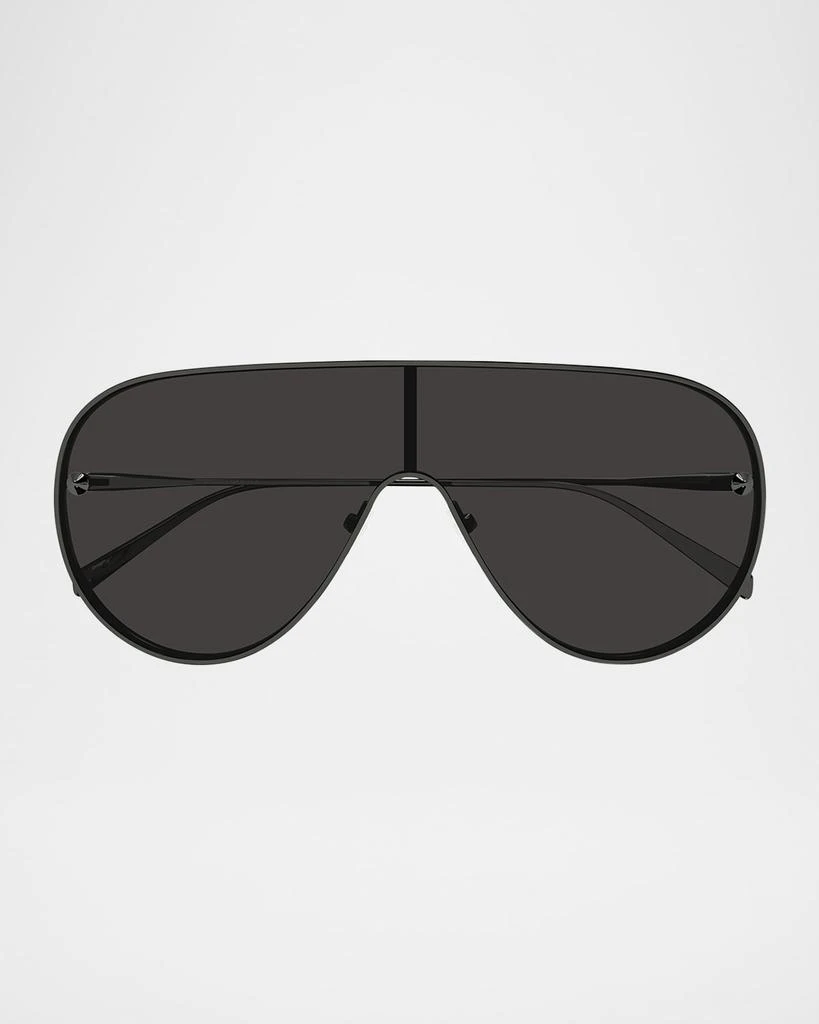 Alexander McQueen Men's AM0481SM Metal Shield Sunglasses 3