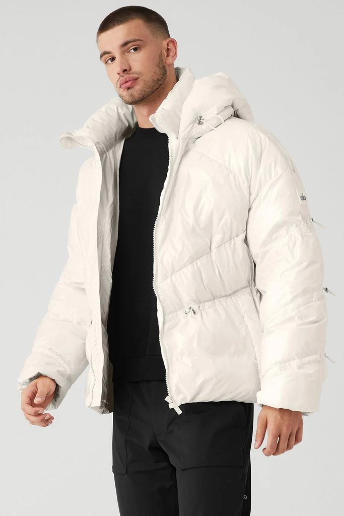 Alo Stunner Puffer Jacket - Ivory 3