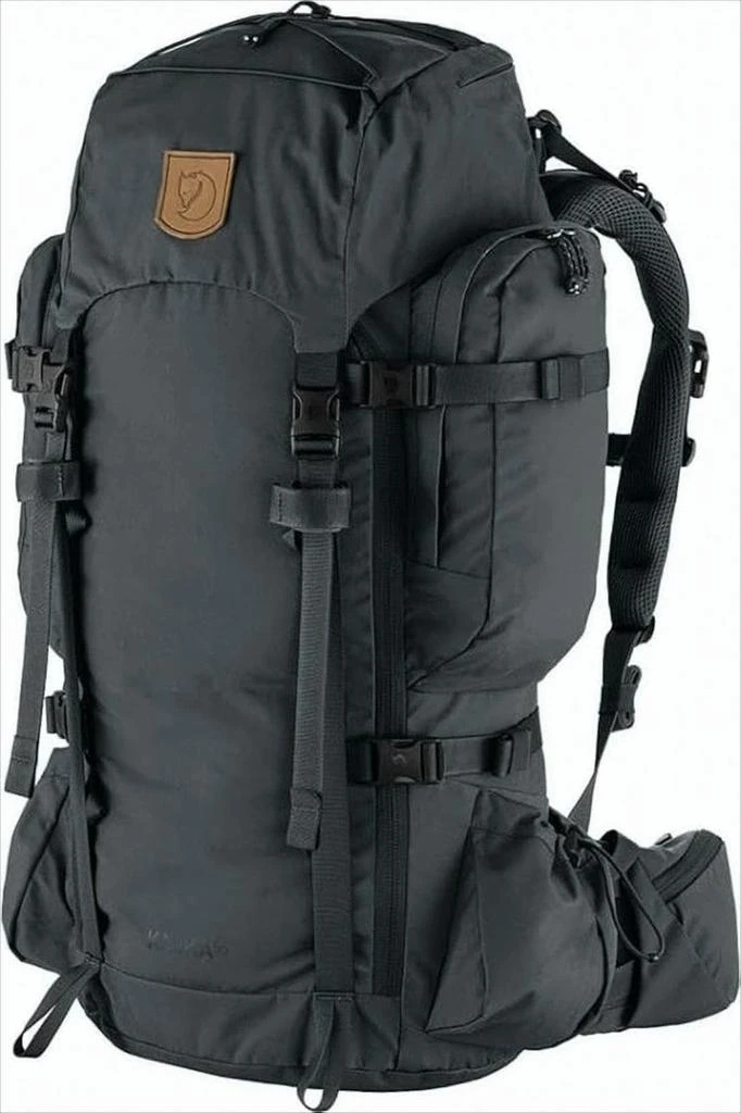 FJALLRAVEN KANKEN Large Structured Backpack With Multiple Compartments And Leather Patch Logo