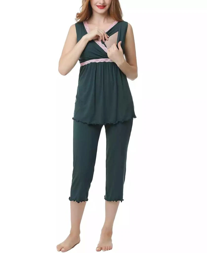 kimi + kai Kimi & Kai Penny Maternity Nursing Pajama Set 1