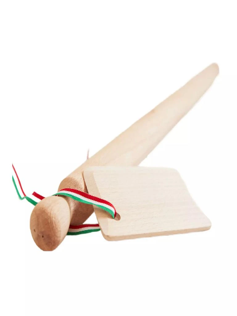 Verve Culture Italian Beechwood Mattarello Pasta Rolling Pin and Dough Scraper 1