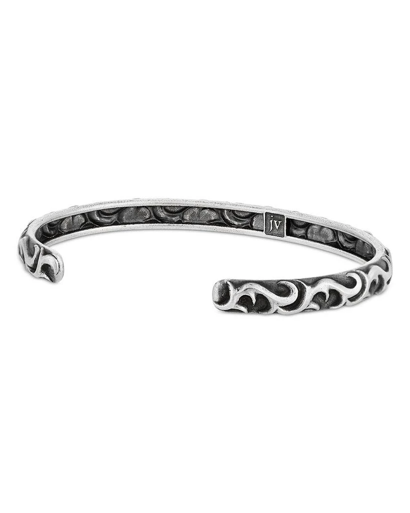 John Varvatos Men
s Sterling Silver Gothic Cuff Bracelet 2