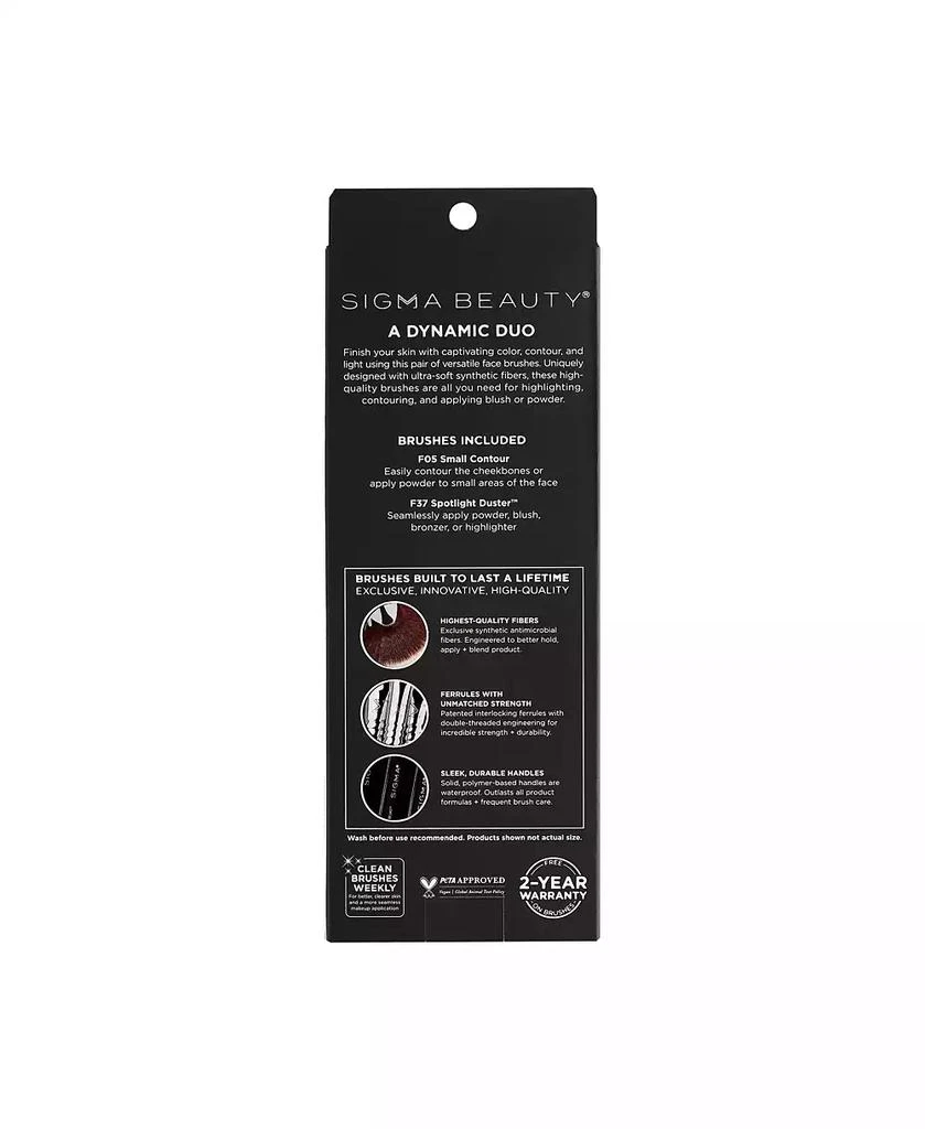 Sigma Beauty Sculpt + Glow Makeup Brush Duo 5