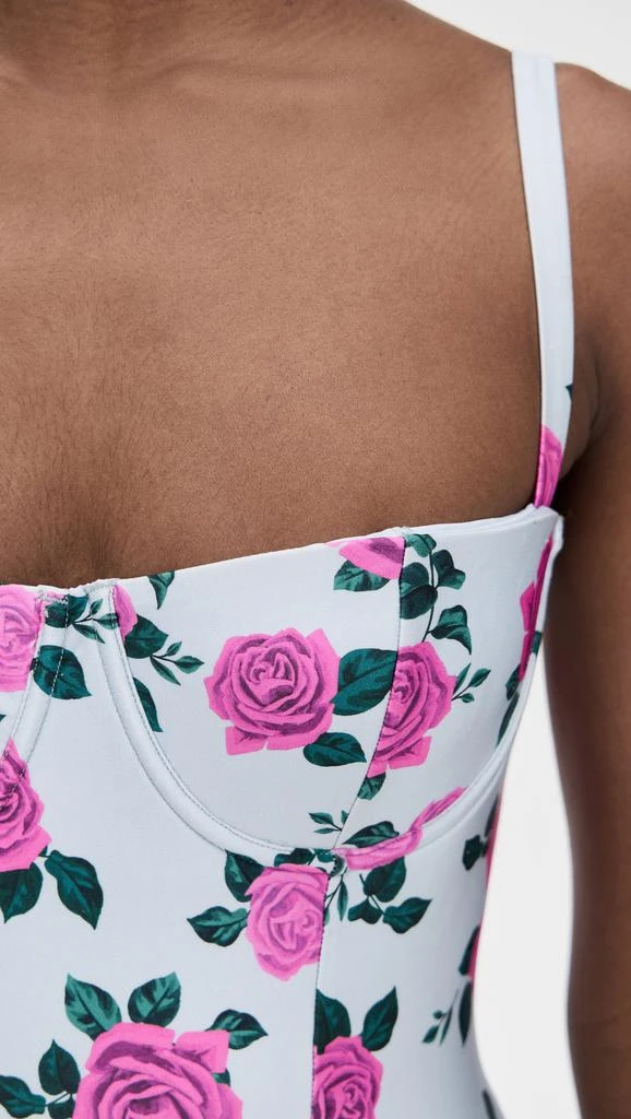 Good American Satin Square Neck Swimsuit 4