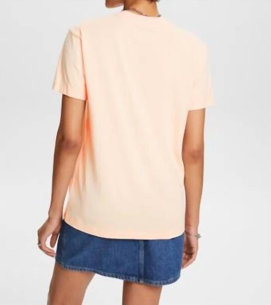 Esprit Esprit - Logo Crewneck Cotton T-Shirt