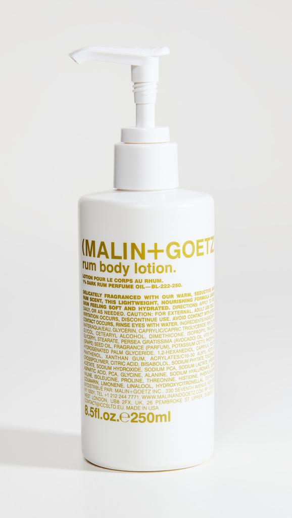 Malin + Goetz Rum body lotion, 8.5oz.