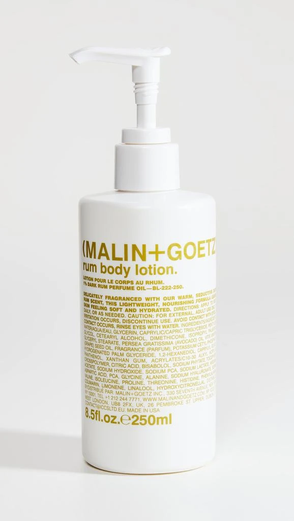 Malin + Goetz Rum body lotion, 8.5oz. 1
