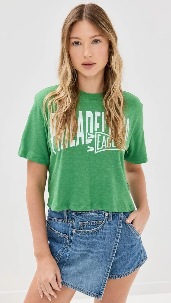 Junk Food Eagles Dual Threat Crop Tee 6