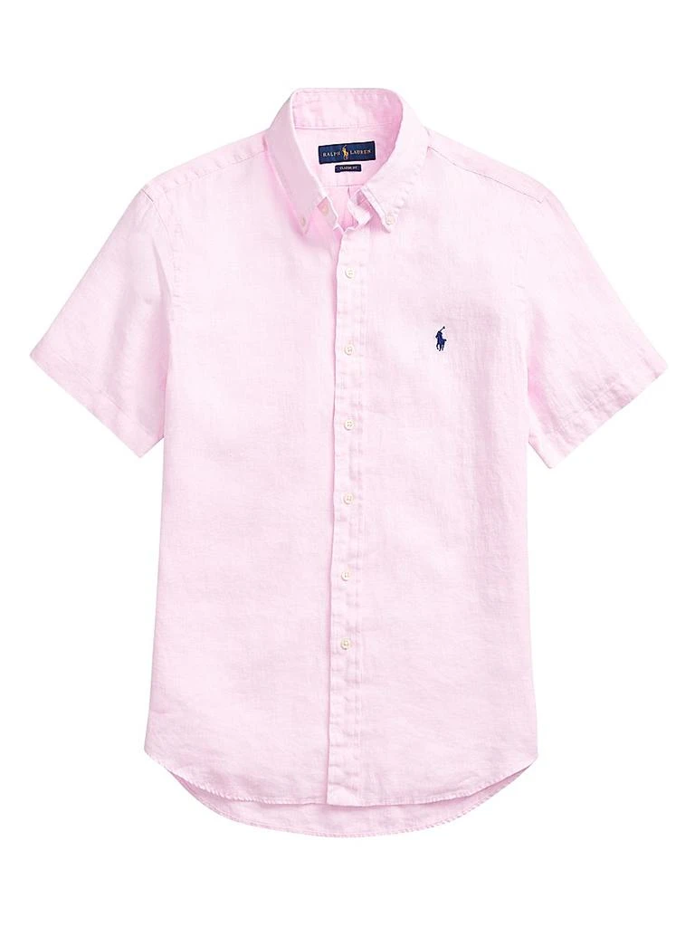 Ralph Lauren Classic-Fit Short-Sleeve Linen Shirt 1