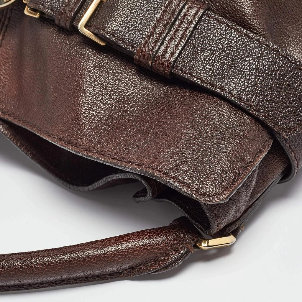 Burberry Burberry Dark Brown Leather Lambeth Hobo 9