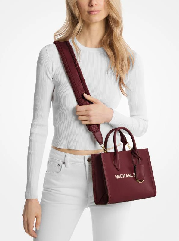 Michael Kors Mirella Small Pebbled Leather Crossbody Bag 3