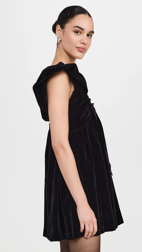 Endless Rose Velvet Satin Bow Mini Dress 3