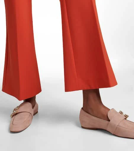Roger Vivier Mini Broche suede loafers 7