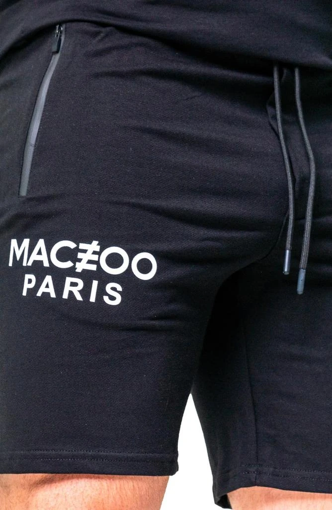 Maceoo Fast Skull Print Stretch Cotton Shorts 4