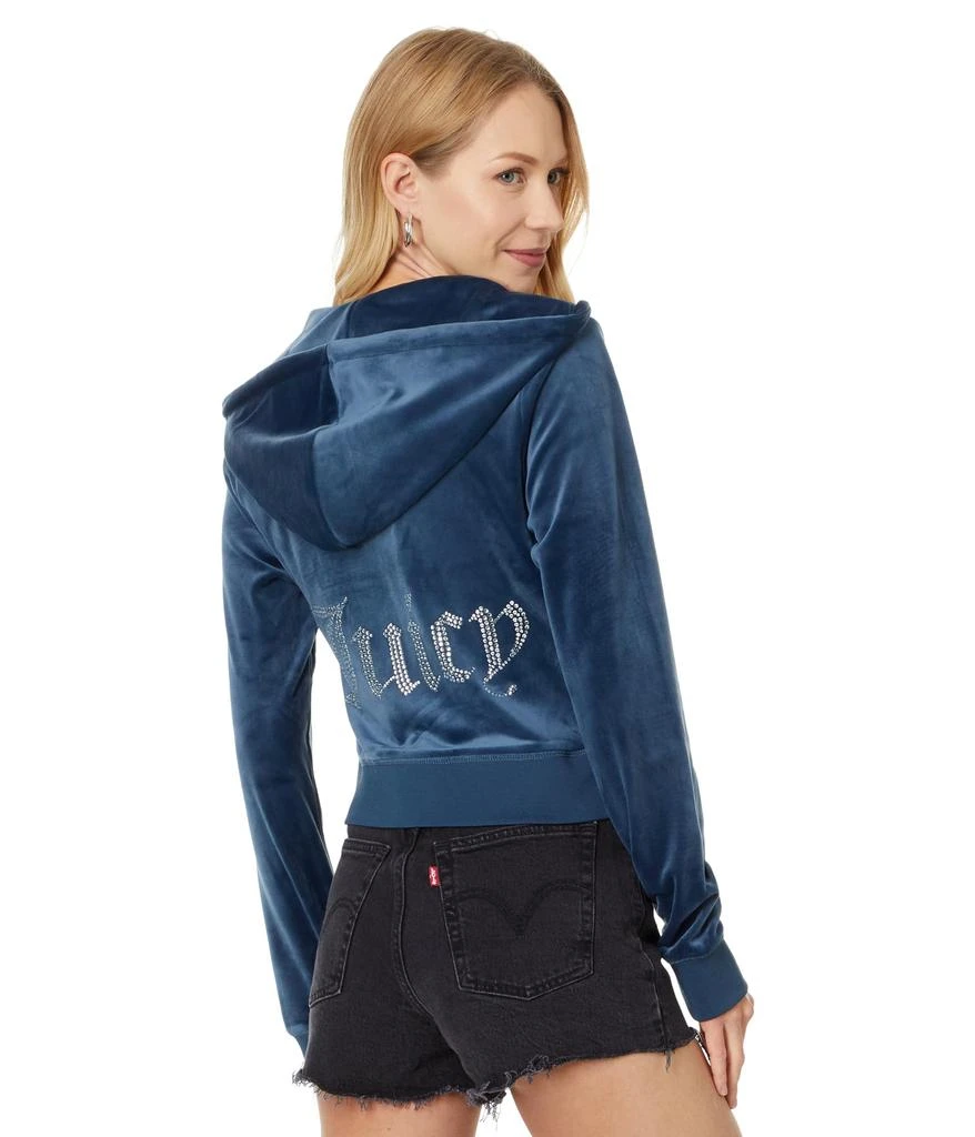 Juicy Couture Classic Juicy Hoodie With Back Bling 2