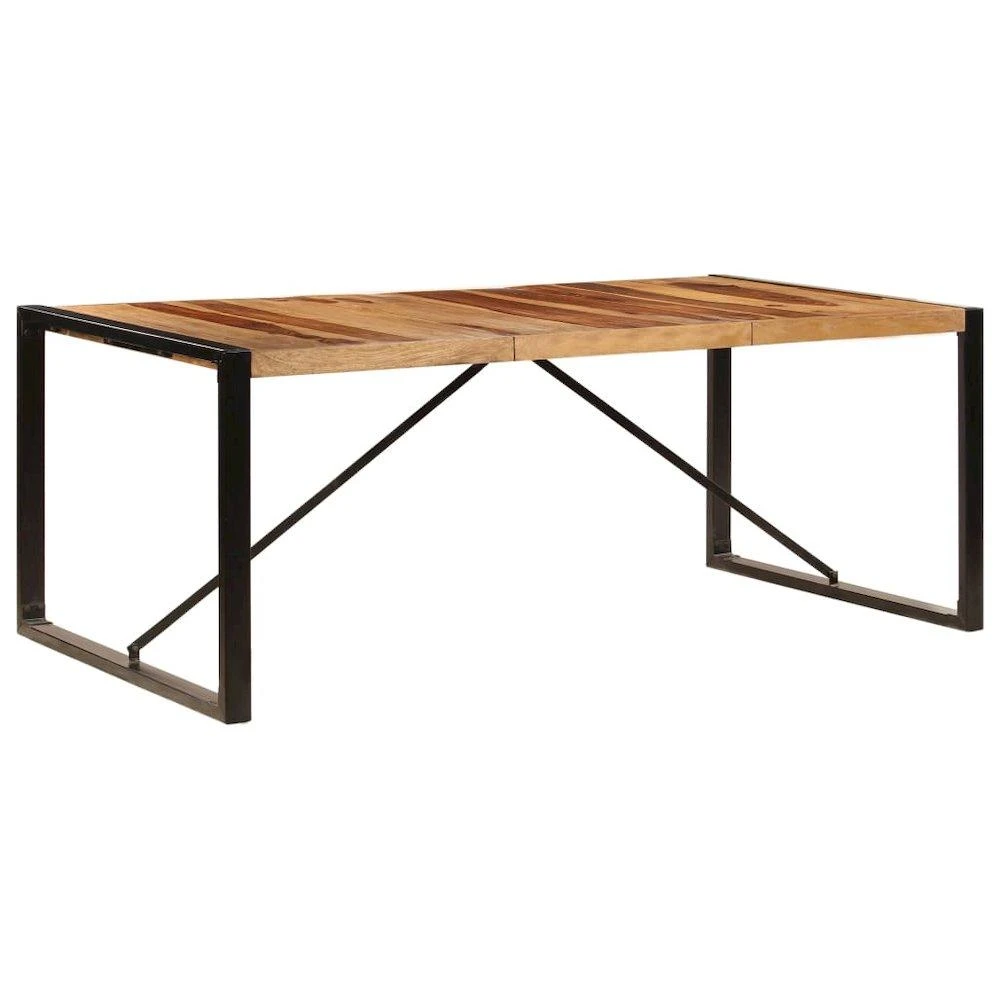 VidaXL Dining Table 78.7"x39.4"x29.5" Solid Sheesham Wood, 247413 3