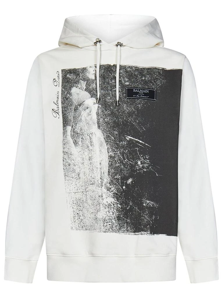 Balmain Balmain Jolie Madame Drawstring Hoodie from Cettire