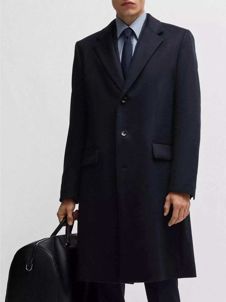 Hugo Boss Slim-Fit Coat in Cashmere 2