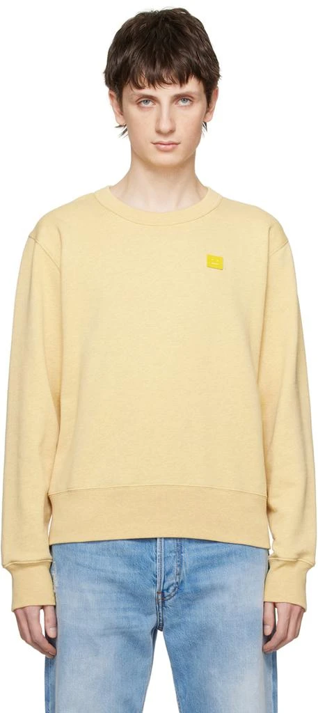 Acne Studios Yellow Crewneck Sweatshirt 1