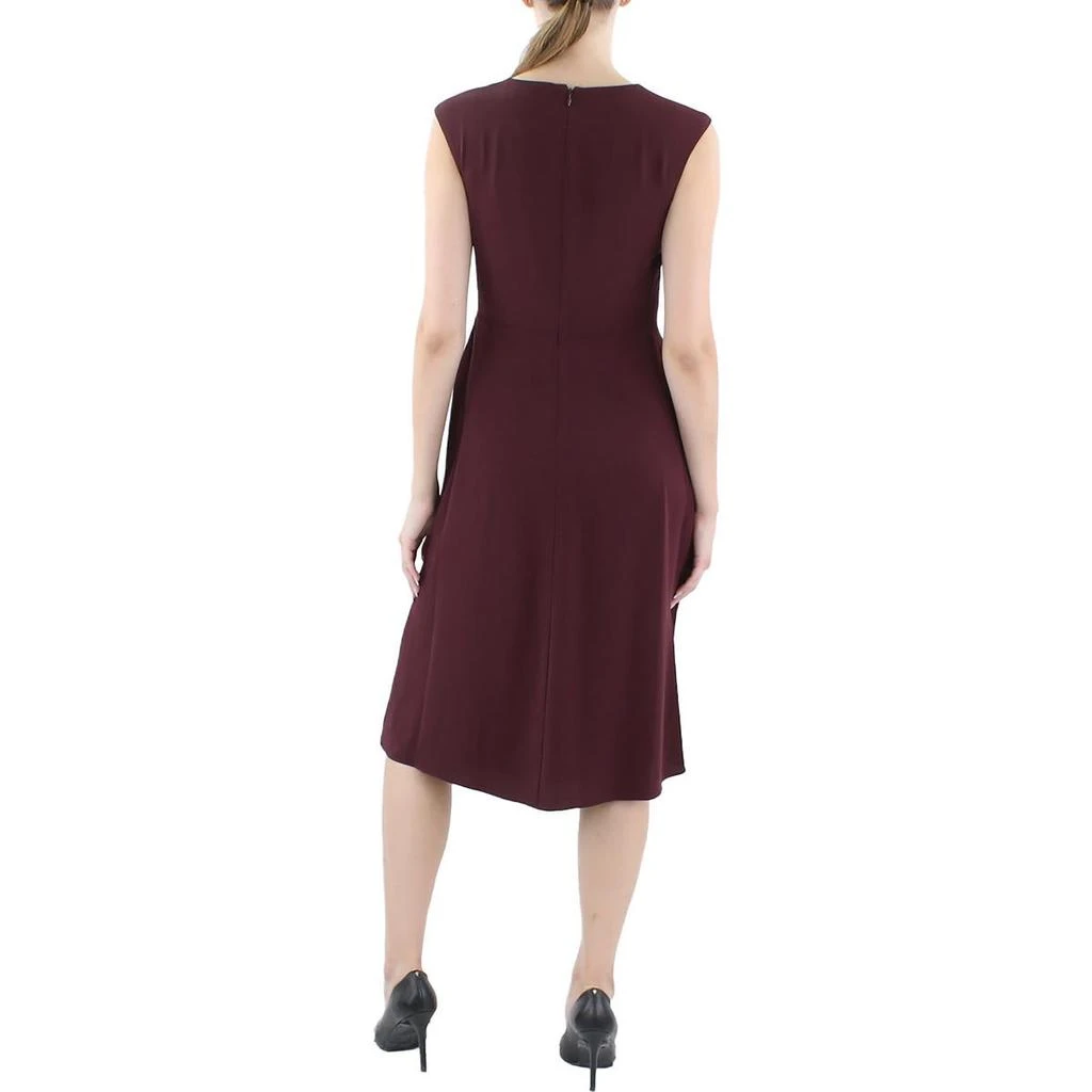 Ralph Lauren Womens Buckle Trim Knee-Length Sheath Dress 2