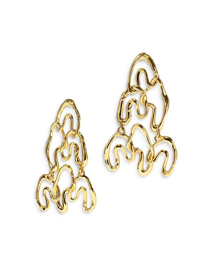 Alexis Bittar Solanales Crystal Chandelier Earrings