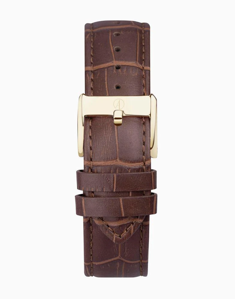 Accurist Accurist classic watch in gold & brown 3