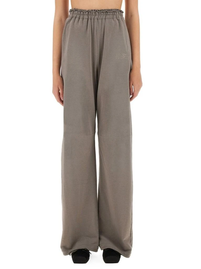 MM6 Wide-Leg Sweatpants With Elastic Waistband 1