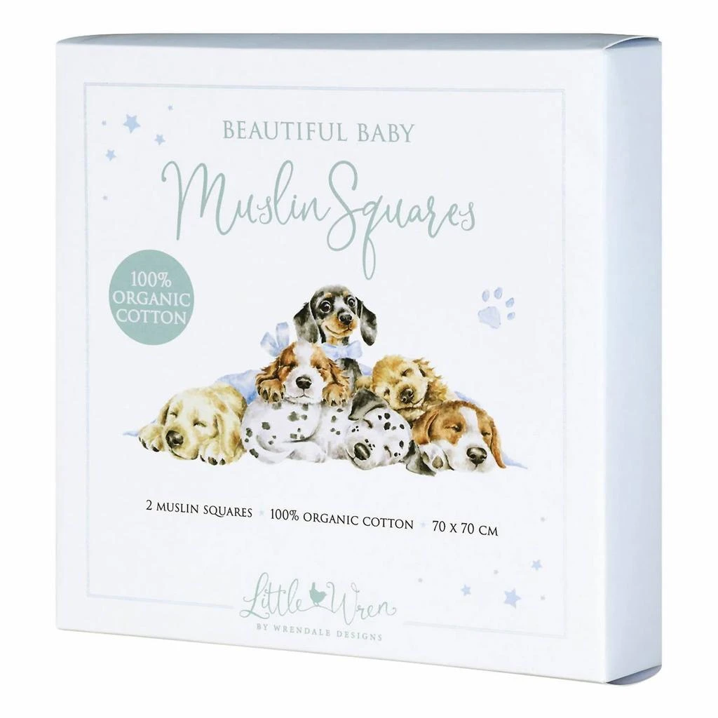 Wrendale Designs Inc. Wrendale Designs Inc. - Little Paws Dog Muslin Gift Set 2