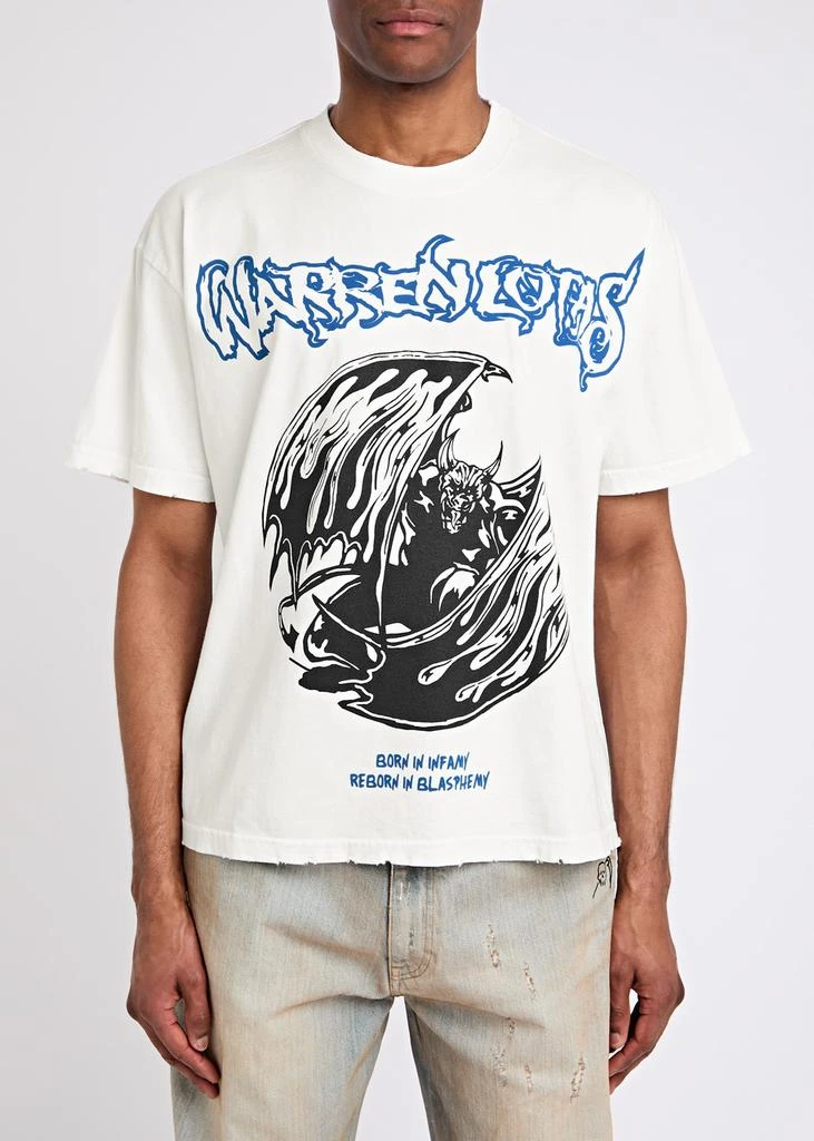 Warren Lotas Gargoyle printed cotton T-shirt 2