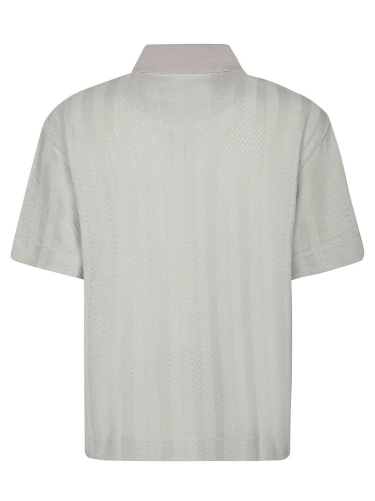 Missoni Missoni Tone-On-Tone Zigzag Polo Shirt