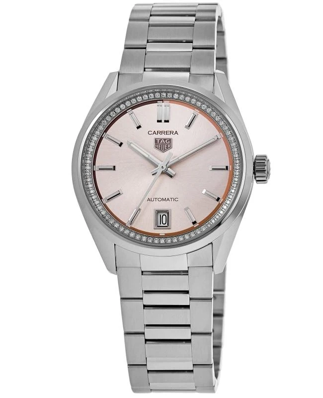 TAG Heuer Tag Heuer Carrera Date Pink Diamond Dial Steel Women's Watch WBN231A.BA0001 1