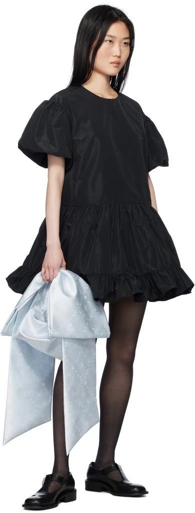 Sandy Liang Black Rome Minidress 4