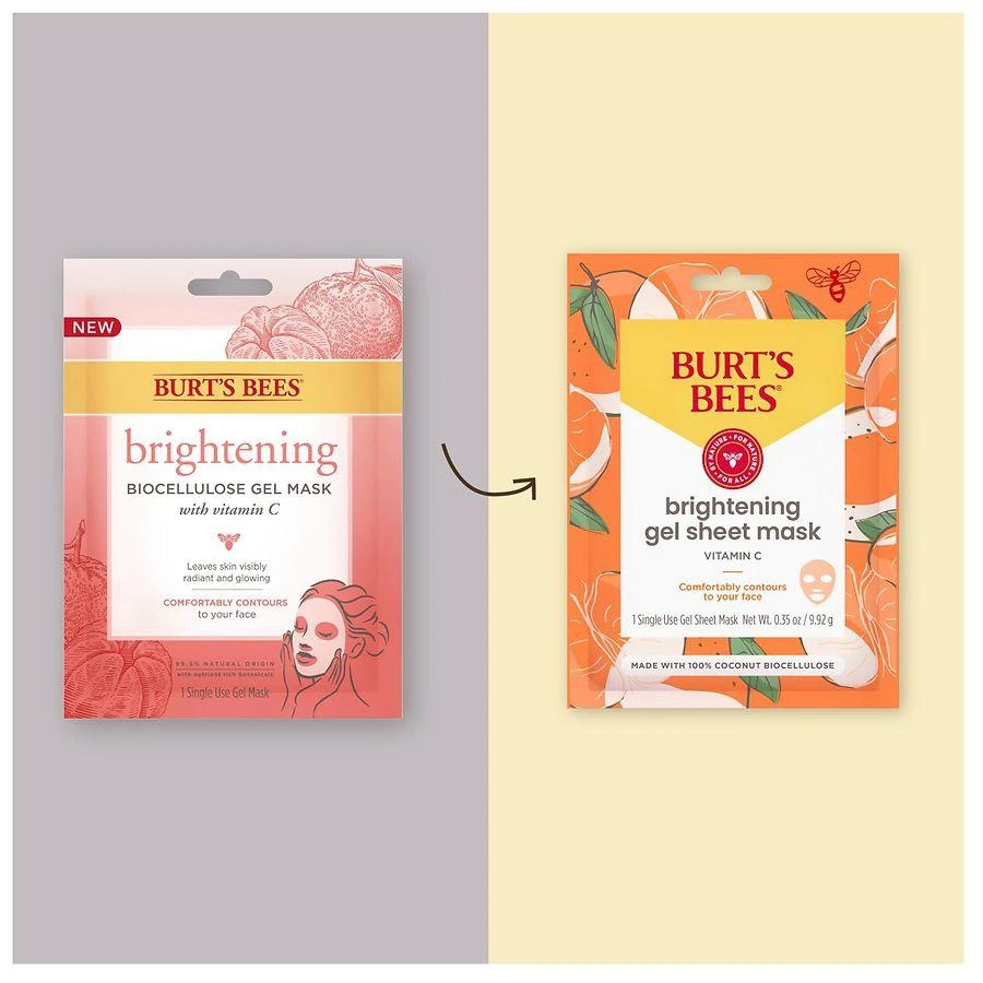 Burt's Bees Brightening Gel Sheet Mask With Vitamin C 4