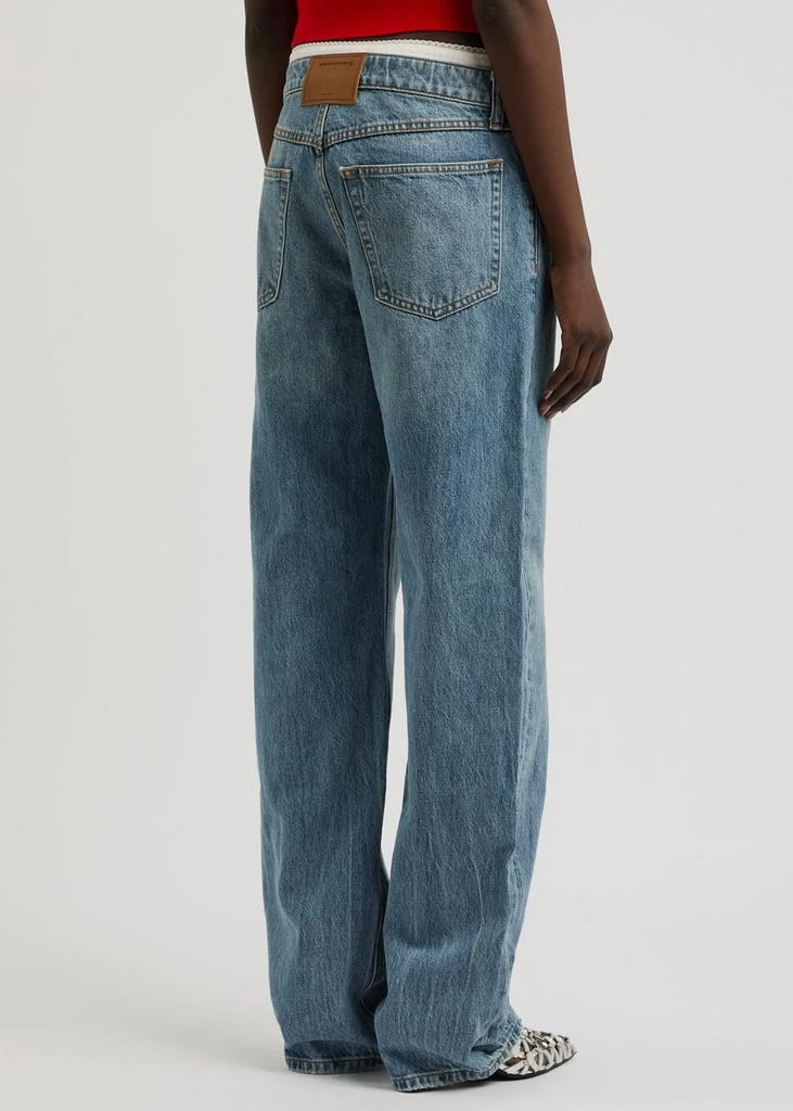 Alexander Wang Underwear-effect straight-leg jeans 3