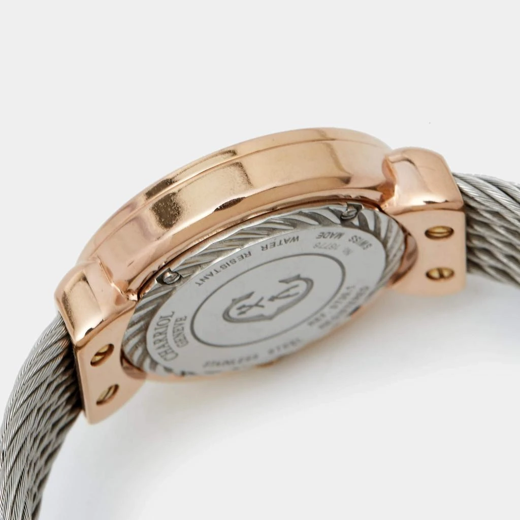 Charriol Charriol Mother Of Pearl Gold Plated And Stainless Steel St-Tropez ST30PC.560.014 Women's Wristwatch 30 mm 7