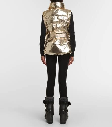 Jet Set Gardena metallic puffer vest 3