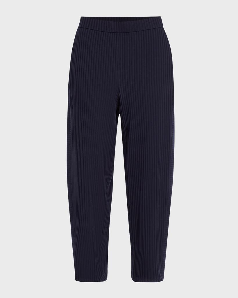 Eileen Fisher Cropped Stretch Rib Lantern Pants