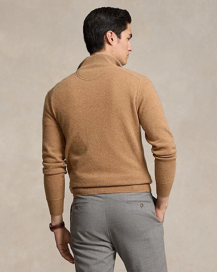 Ralph Lauren Cashmere Regular Fit Quarter Zip Mock Neck Sweater - Exclusive 3